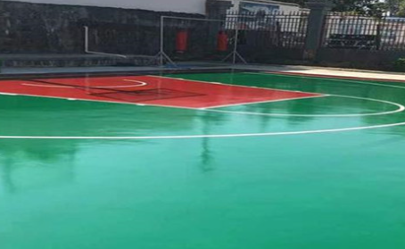 东莞篮球场翻新地面